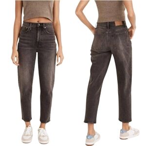 Madewell Balloon Jeans Womens 28 Black Brunswick Wash High-Rise Boho DM5542